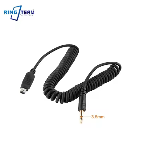 3.5mm-N3 / MC-DC2 Remote Control Shutter Connect Cable Cord for Nikon D7500 D7200 D5600 D5500 D3300 
