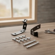 Glove Box Hinge Repair Kit with Screws Black Glove Box Hinge Repair Kit Hardware Glossy Metal for DI