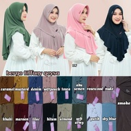 Bergo Tiffany 174 Qeysa / Jilbab Qeysa / Qeysa Hijab / Jilbab Polos