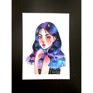 Hustle and Bustle Watercolor Art Print