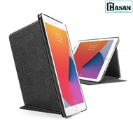 Genuine TOMTOC (USA) multi-angle magnetic iPad 10.2 inch leather case VERTICAL-B02-006