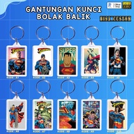 GANTUNGAN SUPERMAN ACRYLIC KEYCHAIN / SUPERMAN KEYCHAIN / SUPERMAN KEYCHAIN K76