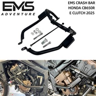 EMS Adventure Crash Bar Honda CB650R E CLUTCH Motorcycle 2025 Black Engine Guard
