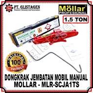 MOLLAR SCJA1T5 Bridge Jack 1.5 Ton 82-380mm 1.5 Ton Jack Scissor Jack Manual Car Jack 1.5 Ton Scisso
