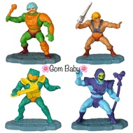 Collection of 4 small models of the universe MATTEL Micro He-Man He-Man Figure