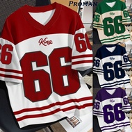 【READY STOCK】ProMan baju lelaki t shirt Jersi Sukan Lengan Pendek Gaya Jalanan Untuk Lelaki dan Wani