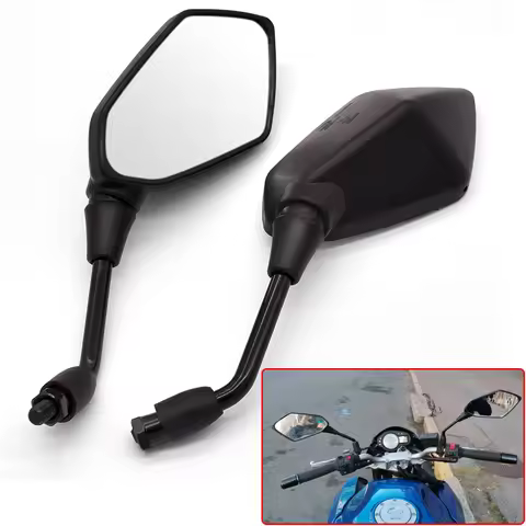 1 Pair Motorcycle Rear View Mirror For Honda Nc700 Nc750X Nc750D Cb1300 Cb400 Cbr650 Cb500X Crf1000 