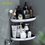 ECOCO Corner Bathroom Storage Rack แชมพูชั้นวางเครื่องสำอางชั้นวางฝักบัวอาบน้ำ