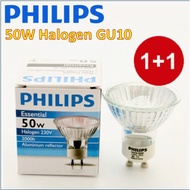 [Buy 1 Free 1] Philips 50W Halogen GU10 Bulb/ Dimmable/ Melt Candle/ YANKEE CANDLE WARMERS