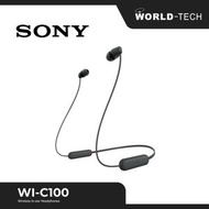 SONY - SONY WI-C100 無線入耳式耳機 黑色 原裝行貨 一年保養