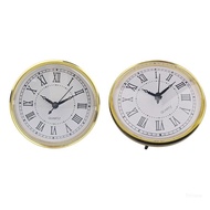 Top 110mm Inlaid Quartzs Clock Movements Insert Precisions Timekeeping Mechanism with Roman Numerals
