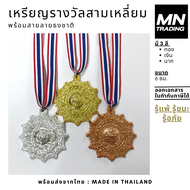 เหรียญรางวัล ถ้วยรางวัล แบบกลม ขนาด 6 ซม. เหรียญรางวัลพลาสติก กีฬาสี แข่งขัน พร้อมสายคล้องคอ