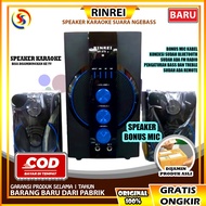 SPEAKER BLUETOOTH KARAOKE MULTIMEDIA RINREI SR-878G/E/J/H/W BONUS MIC