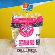Hario Coffee Paper Filter V60 contents 100 - Coffee Filter Paper 02
