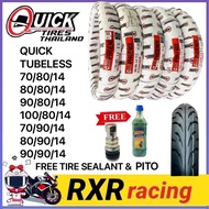QUICK TIRE FREE TIRE SEALANT & PITO PHOENIX TUBELESS By 14 70/80/14-100/80/14