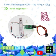 Weight Scale Sensor Kit + HX711 Load Cell 1kg 5kg 10kg 20kg