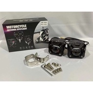 MOTORCYCLE EXTERNAL SPORT LIGHT WHITE+YELLOW