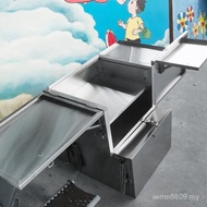 Folding Box Rear Seat Barbecue Box Trunk Stall Stainless Steel Sausage Tail Box Electric Vehicle Bat