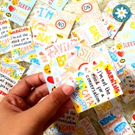 [MIN 10PCS] KPOP Fangirling Freebies Sticker l Cute (Cute) Aesthetic Sticker Seal Packing l KPOP Fre