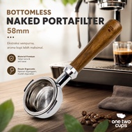 Bottomless Naked Portafilter Stainless Steel 58mm
