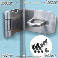 LETTER 90 Degree Lock Catch, 90 Degrees Household Padlock Clasp,  Burglar-proof Stainless Steel Hard