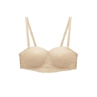 Jollynn Joy 01 Lace Tube Top bra เสื้อในครึ่งถ้วย บราดันทรง บราไร้โครง เสื้อในลายลูกไม้ สายสะพายไหล่