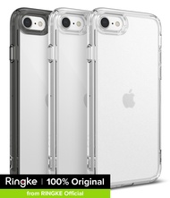 Ringke [FUSION] สำหรับเคส iPhone SE 2020 (รุ่นที่ 2) เคส iPhone 8HARD CLEAR PC back [DROP Defense] น้ำหนักเบาอัพเกรดฝาครอบกันชน TPU ใสพร้อมสายรัดข้อมือ
