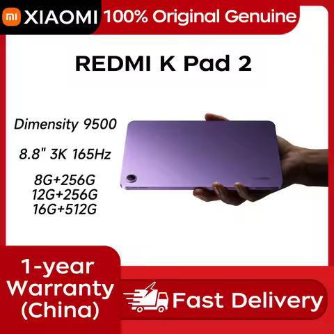 2026 Xiaomi REDMI K Pad 2 Tablet 8.8"3K LCD Gaming Monitor 165Hz Dimensity9500 processor 9100mAh Dua