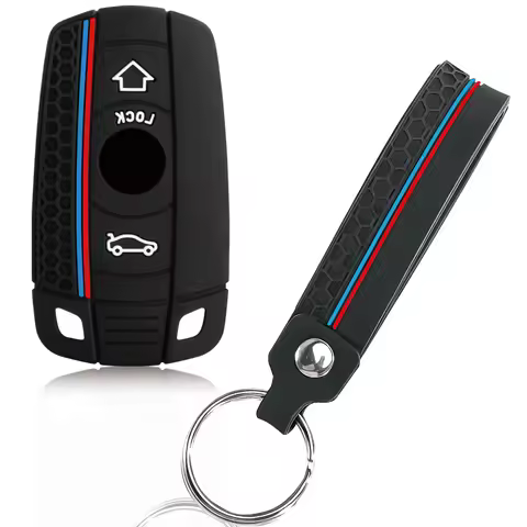 New Sale Silicone Car Key Case Key Chain For BMW E60 E61 E70 E81 E87 E90 E91 E92 X1 X5 X3 1 3 5 6 Se