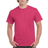 Plain T-shirts - 100% Cotton T-shirt Pink (UNISEX) | T-shirt Kosong Merah Jambu