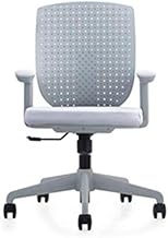 office chair gaming chair computer chair Office Computer Desk Chairs for Home, Ergonomic Mid Back Fabric Mesh Swivel Office Chair with Lumbar Support (Color : Grey) hopeful