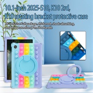Kids Safe Case For Lenovo Tab 10 1 2025 TB311FU K10 2nd TB311XU K10C 10.1 inch Rotating Soft Silicon