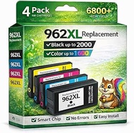962XL Ink Cartridges Combo Pack Replacement for HP 962XL