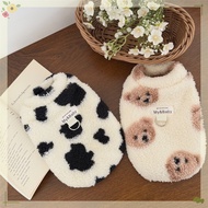 Pet Clothes Dog Clothes Pet Warm Autumn Winter Clothes Tractionable Dog Brushed Vest Dog Warm Clothe