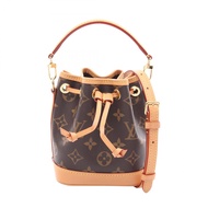 【二手】LOUIS VUITTONNano Noe Monogram 兩用手提包 M81266 PVC塗層帆布皮革 Nano Noe 女士二手 A