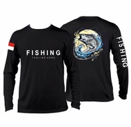 kaos oblong lengan pendek/fishing baju hobi mancing