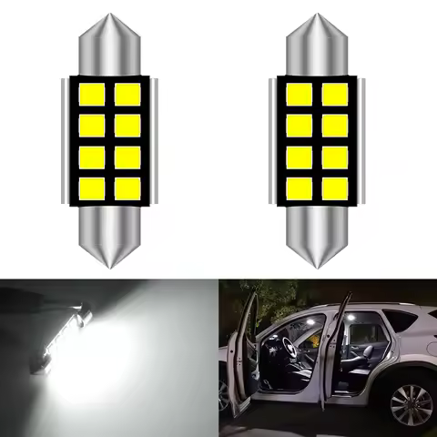 Festoon 36mm LED Bulb C5W C10W 2835 SMD Canbus Error Free Car Interior Light Dome Lamp For Audi A4 B