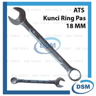 ATS WRENCH 18MM COMBINATION SPANNER WRENCH RINGPAS 18MM