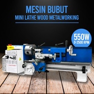 MESIN BUBUT MINI LATHE METALWORKING 550W CJ0618 MX-0618 ELMAZHGANG -Deflexa Store