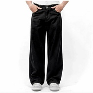 Men's Washed Losse Straight Baggy Jeans Komprang Skena Korean Style Baggy Pants Loose Jeans Latest B