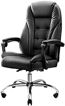 Office Chair Office Chair Computer Chair Home Boss Office Desk Chair Reclining Swivel Chair Comfortable Sedentary Gaming Chair (Color : Black 1, Size : One Size) (Black 1 One Size) hopeful