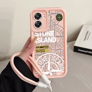 Case For OPPO A57 2022 A77 A2022 A57s A57e A77s Three-Color Stone Island Phone Silicone Shockproof