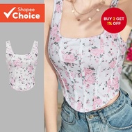 B120-FEB25-A-1-printed structured vest-TKB120ED198  B120-FEB25-A-1-Baju Tanpa Lengan Struktur Cetaka