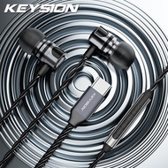KEYSION หูฟังแบบไดนามิกแบบไดนามิกหูฟังเน้นเสียงเบส Earphone HIFI DSD128 384กิโลเฮิรตซ์หูฟัง USB ชิพ