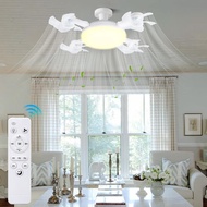 2025 New Drone Fan Light Socket Fan Light with Remote Ceiling Fans with Lights 3 Colors 60W Dimmable