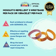 21st Century Mosquito Repellent 3 Wristband per Pack or 1 Bracelet per Pack