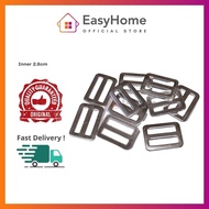 Silver Metal Adjuster Adjustable Buckle Bag Buckle - Inner 2.8cm | Cangkuk Tali Beg Buckle Beg Tali 