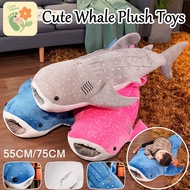 Cute Whale Plush Toys Creative Cartoon Whale Doll Household Soft Sofa Pillow Children Plush Toy