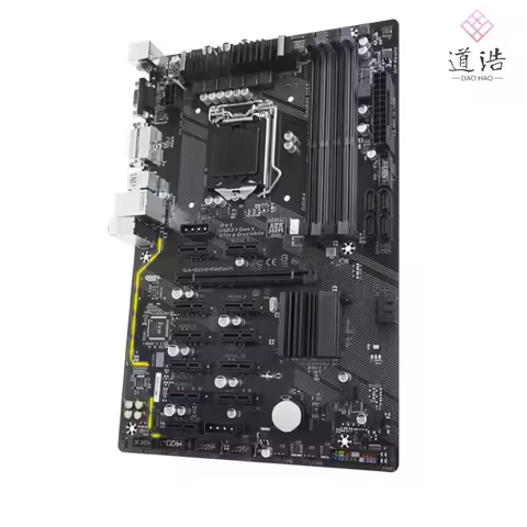 For GA-B250-FINTECH Motherboard 64GB SATA3.0 LGA 1151 DDR4 ATX B250 Mainboard 100% Tested Fully Work