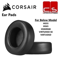 Corsair Headset Ear Pads Replacement - Set of 2 - Black (HS50/HS55/HS60/HS65/HS80RGB/VIRTUOSO SE/VIR